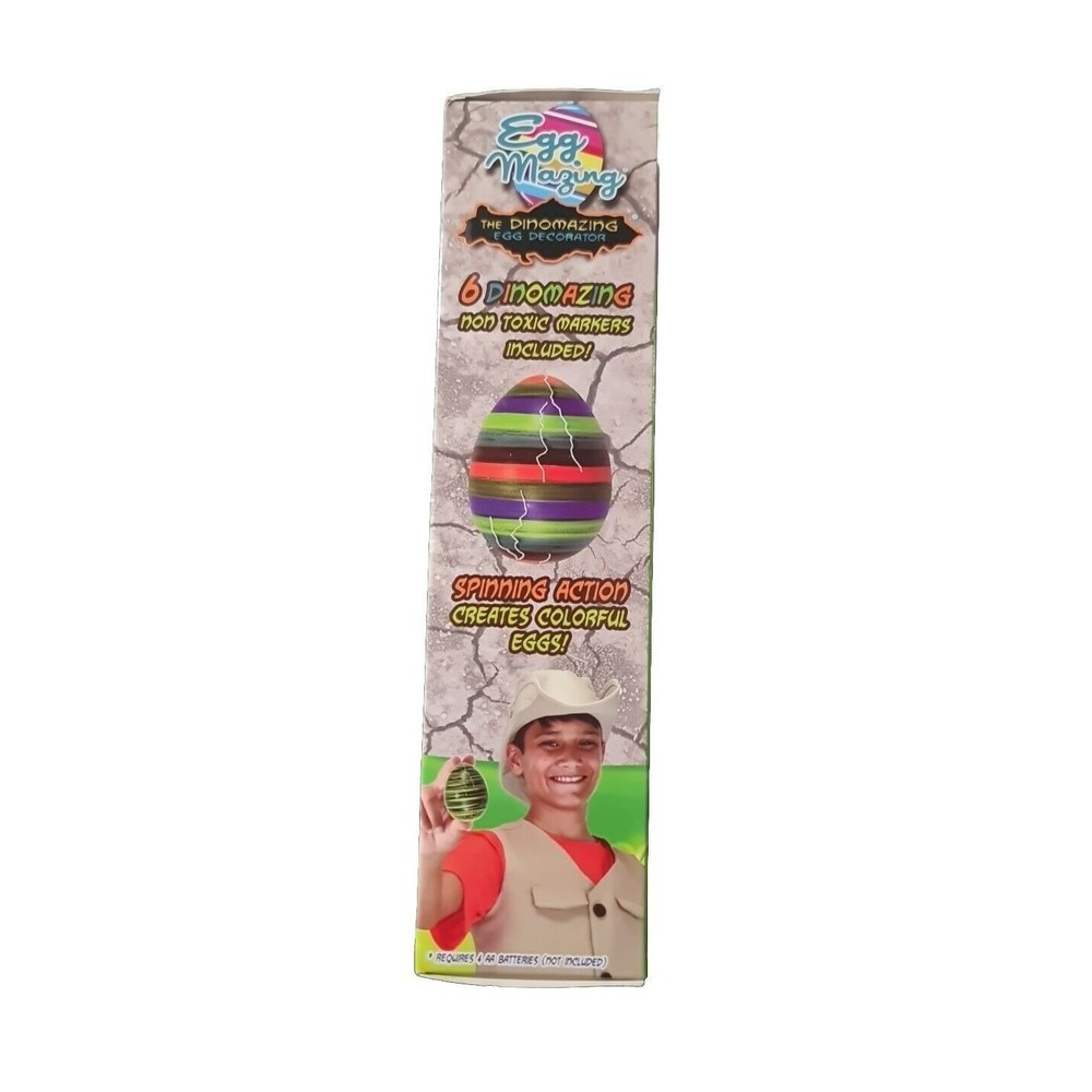 The DinoMazing Egg Decorator w/ Non Toxic Markers Dino Mazing - NEW SEALED - Picture 5 of 5